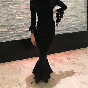 PLT Maxi ruffle skirt